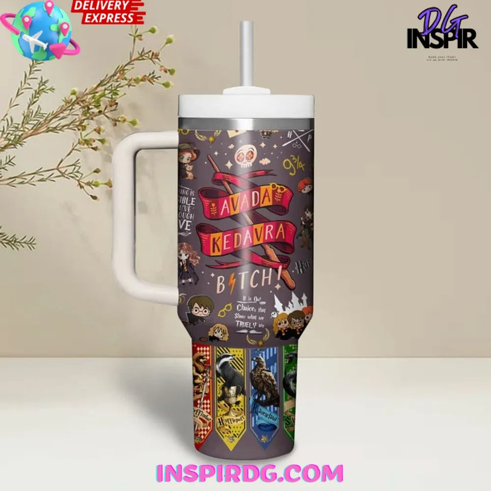 -Harry Potter Avada Kedavra Stanley Tumbler Cup