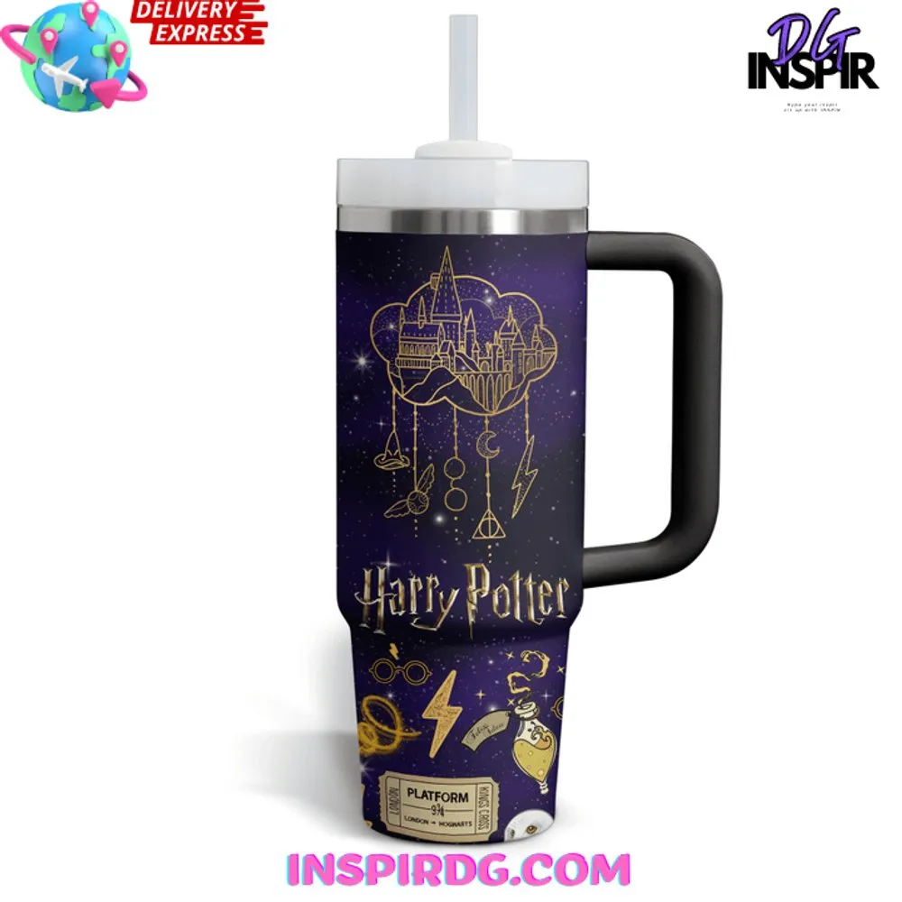 -Harry Potter Hogwarts Stanley Tumbler 40oz