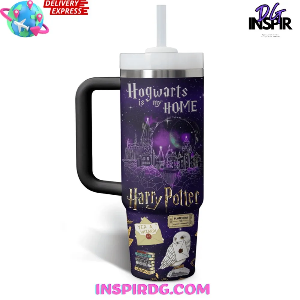 -Harry Potter Hogwarts Stanley Tumbler 40oz