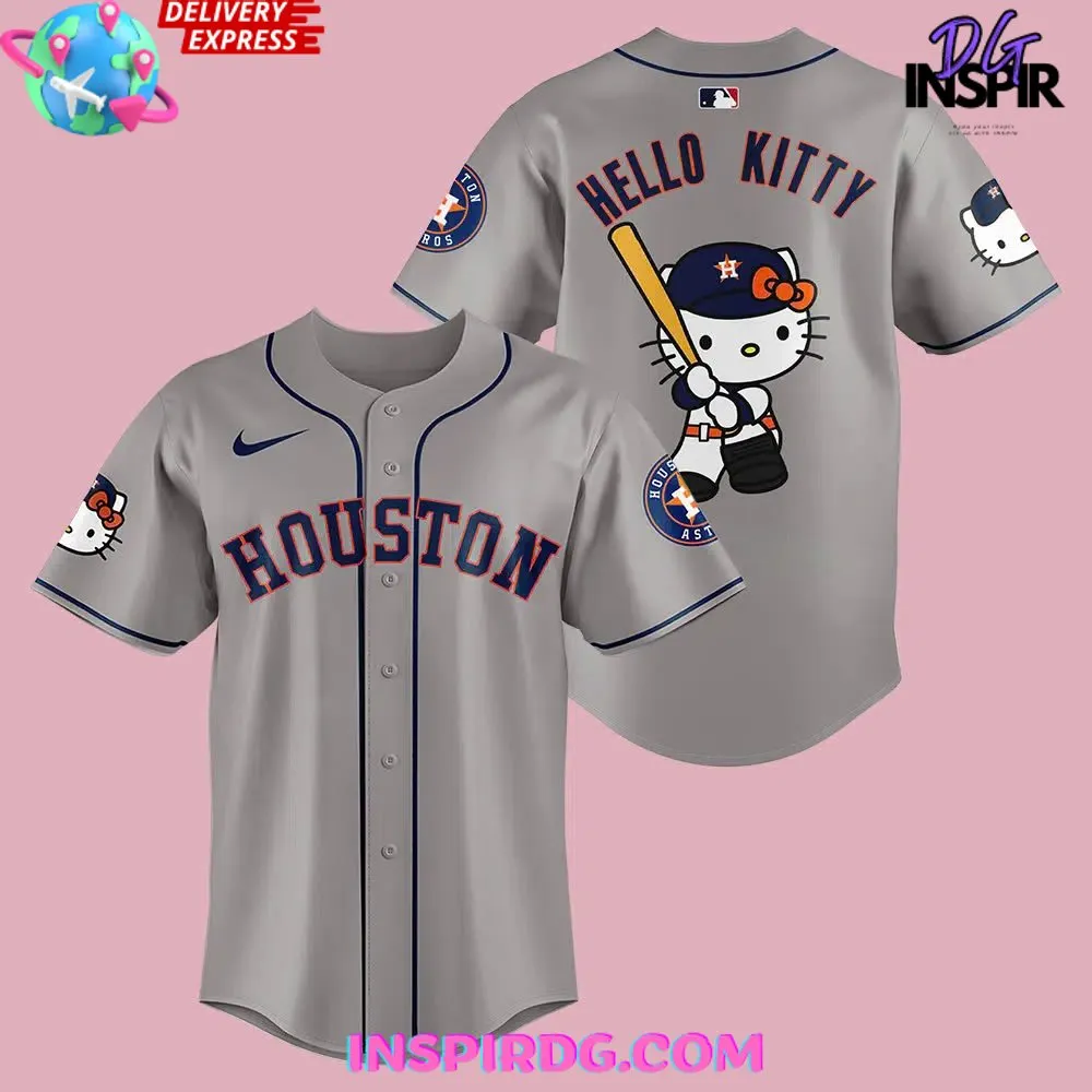 -Houston Astros x Hello Kitty Night 2024 Smoke Baseball Jersey