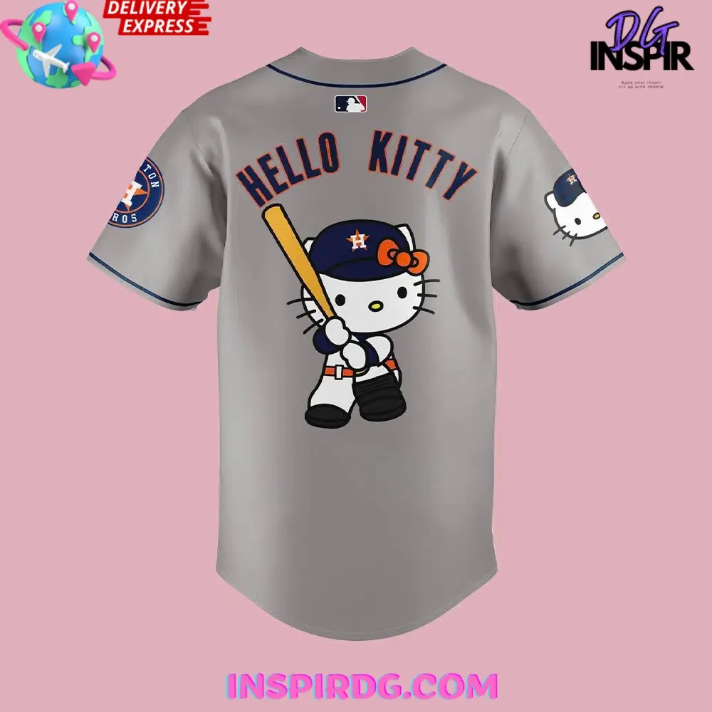 -Houston Astros x Hello Kitty Night 2024 Smoke Baseball Jersey