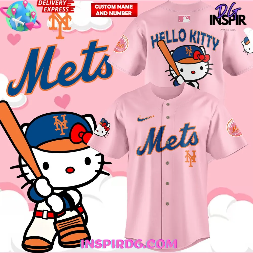 -New York Mets x Hello Kitty Baseball Jersey