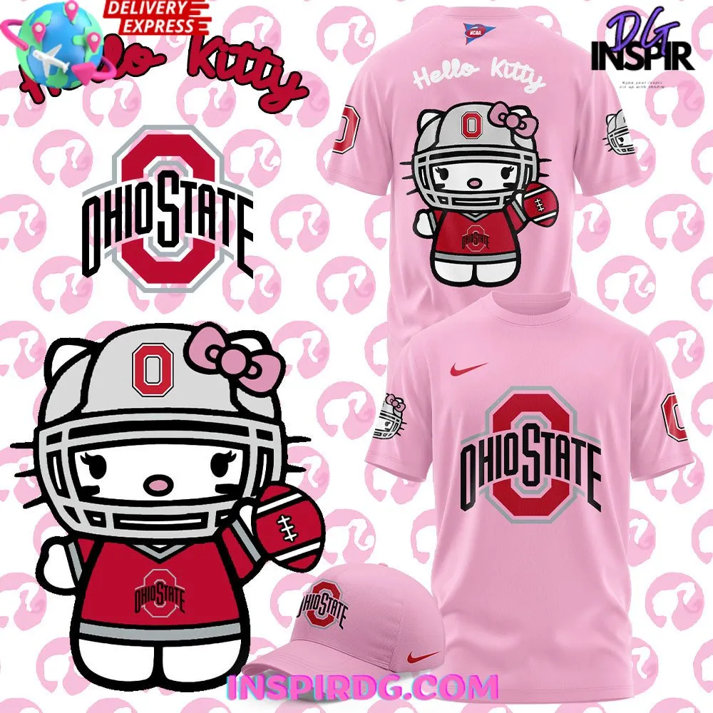 -Ohio State Football x Hello Kitty T-Shirt