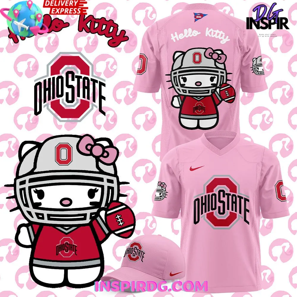 -Ohio State x Hello Kitty 2024 Football Jersey