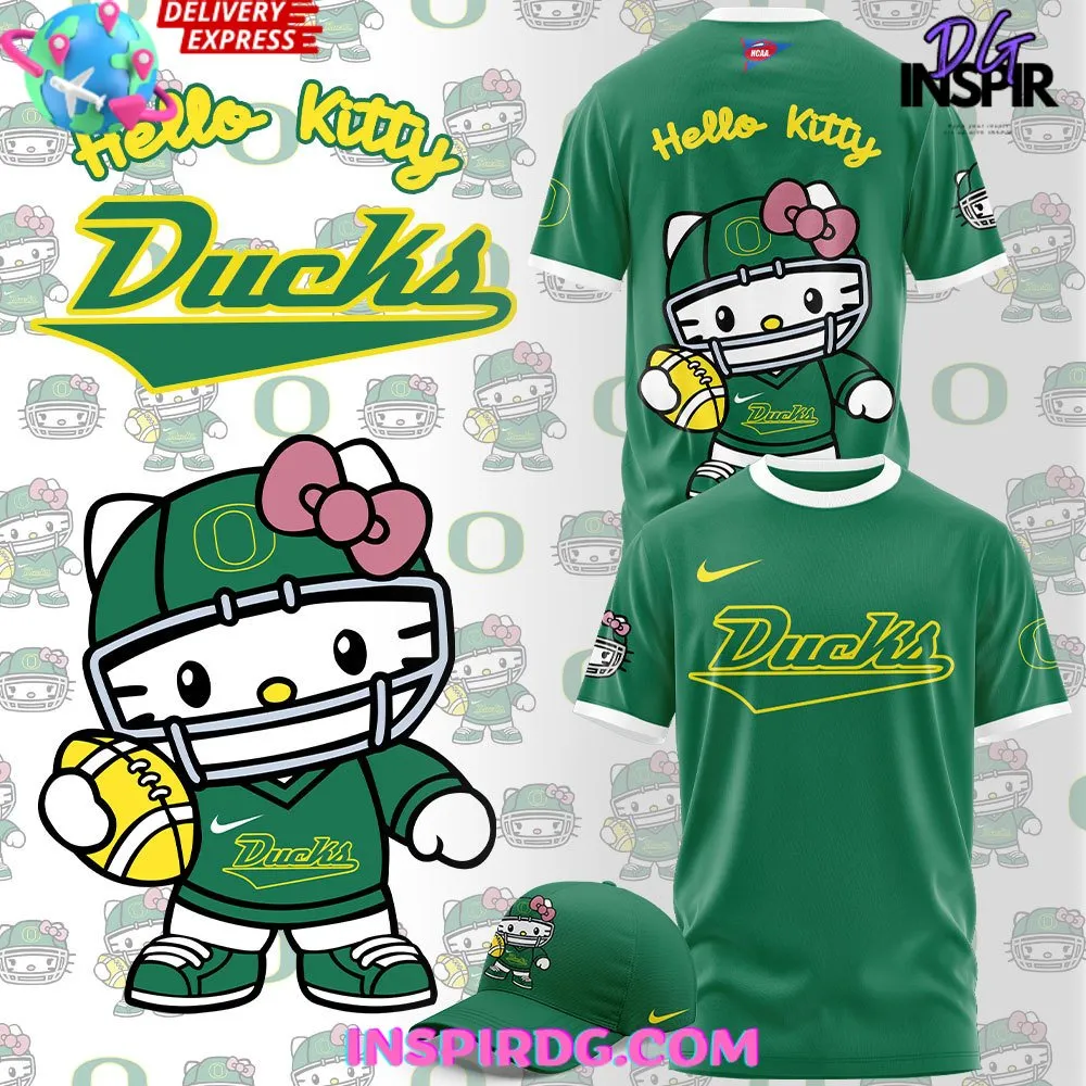 -Oregon Ducks x Hello Kitty T-Shirt