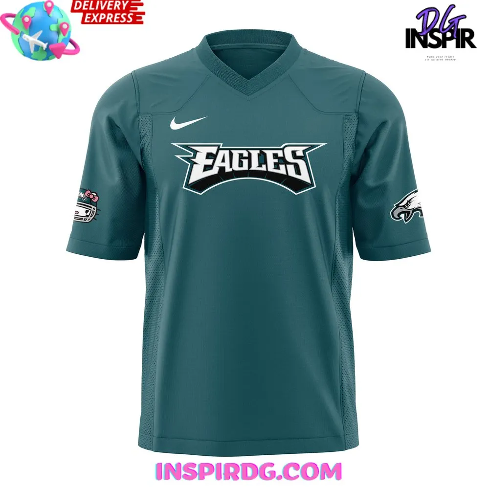 -Philadelphia Eagles x Hello Kitty Football Jersey