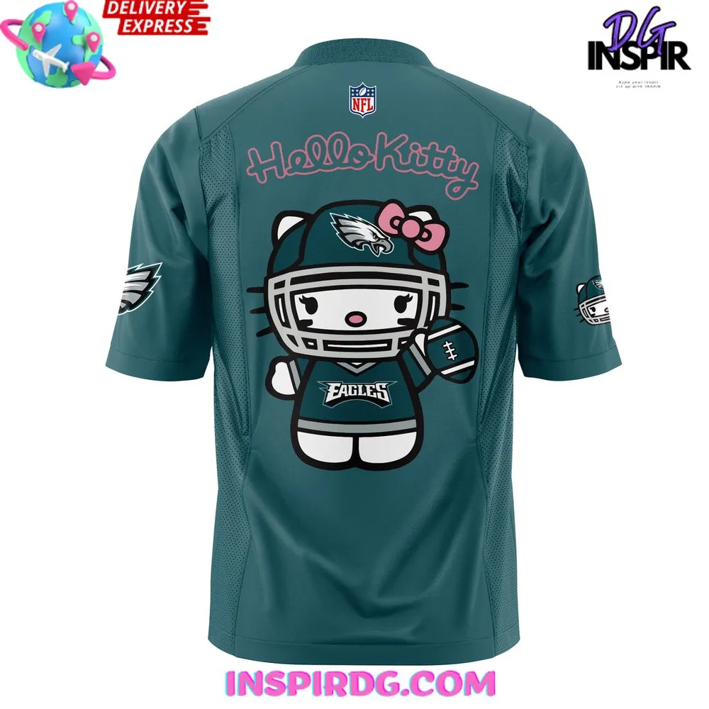 -Philadelphia Eagles x Hello Kitty Football Jersey