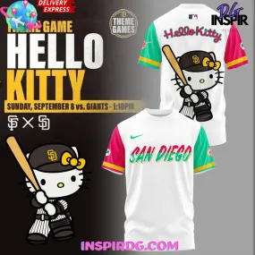 -San Diego Padres x Hello Kitty 2024 T-Shirt