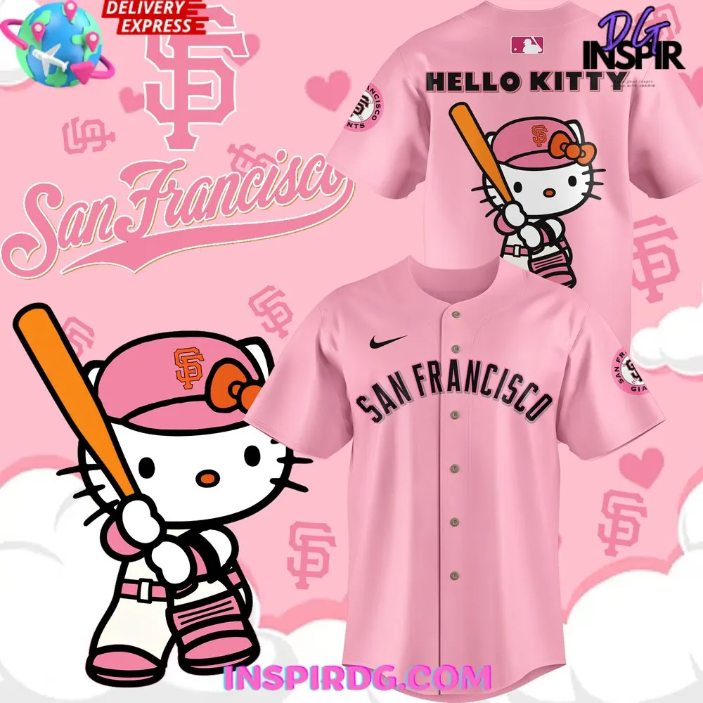 -San Francisco Giants x Hello Kitty Night 2024 Baseball Jersey