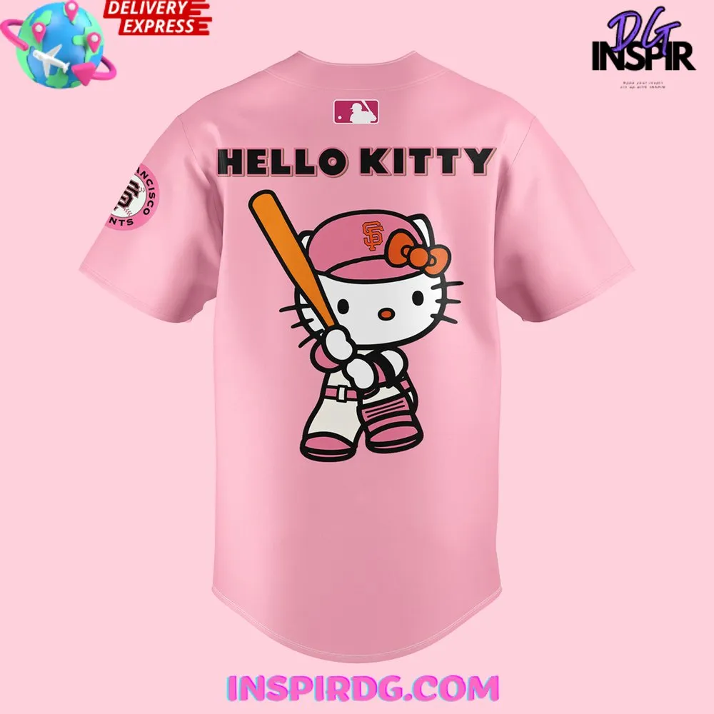 -San Francisco Giants x Hello Kitty Night 2024 Baseball Jersey