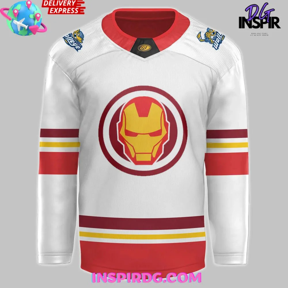 -Toledo Walleye Marvel Super Hero Night 2024 Hockey Jersey