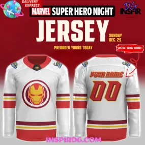 -Toledo Walleye Marvel Super Hero Night 2024 Hockey Jersey