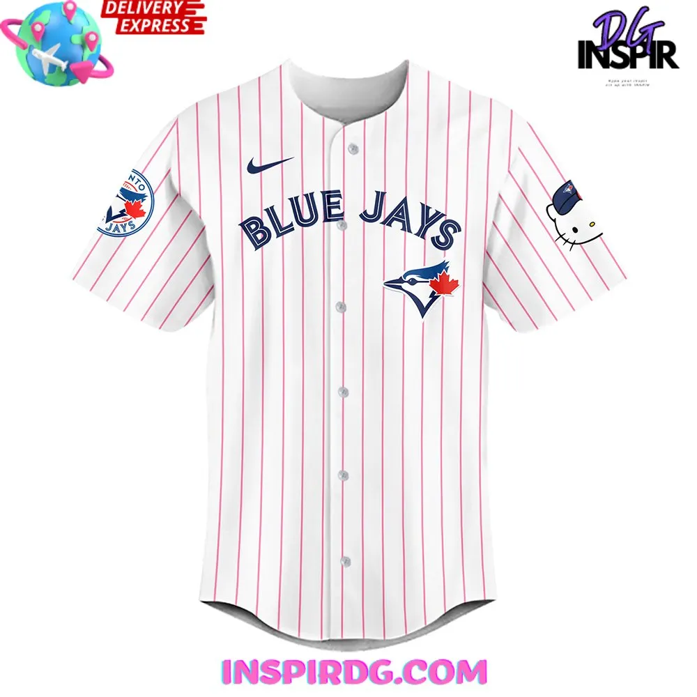 -Toronto Blue Jays x Hello Kitty Night 2024 Baseball Jersey