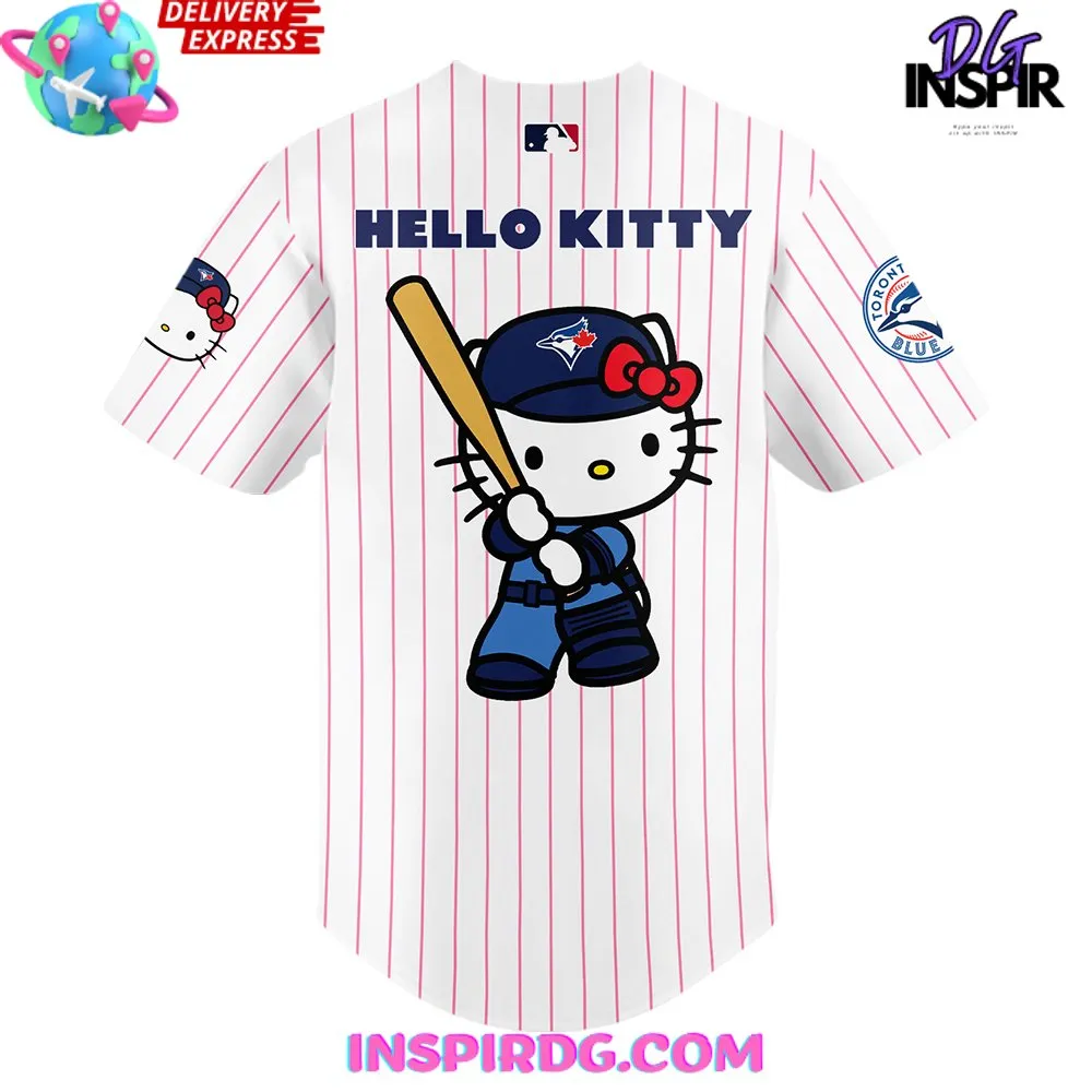 -Toronto Blue Jays x Hello Kitty Night 2024 Baseball Jersey