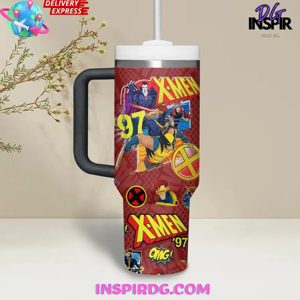 -X-Men Marvel Cyclops Custom Name Stanley Tumbler