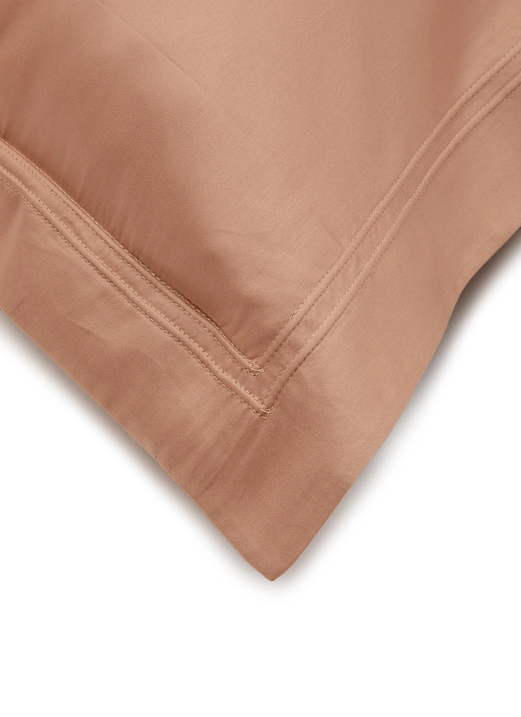 -----------YVES DELORME ---- ------------ ----Triomphe Pillow Case — Sienna --