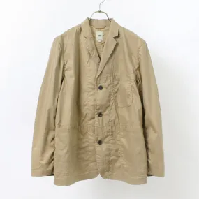 【30％OFF】FOB FACTORY（FOBファクトリー） F2424 ホスピタルジャケット / SOLOTEX ソロテックス / リネン / ストレッチ / メンズ / セットアップ / 日本製 / HOSPITAL JACKET【セール】