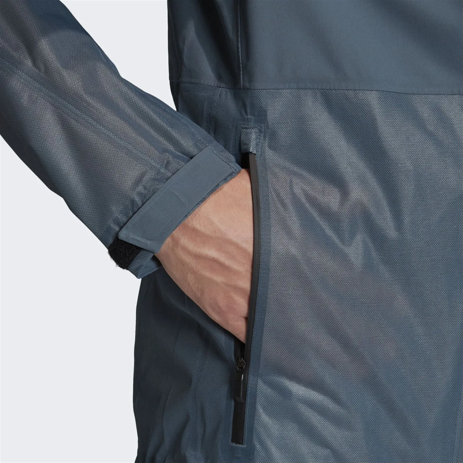 adidas Terrex 3-Layer Zupahike Rain Jacket - Blue