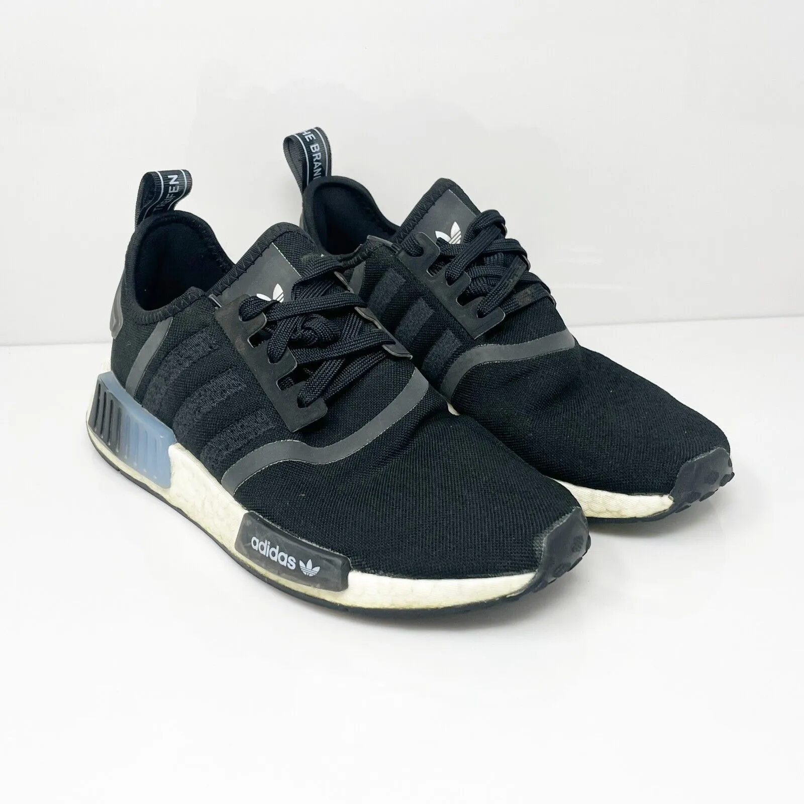 Adidas Womens NMD R1 HQ4247 Black Running Shoes Sneakers Size 8.5