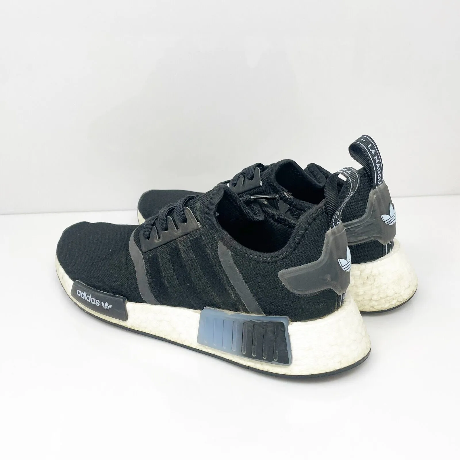 Adidas Womens NMD R1 HQ4247 Black Running Shoes Sneakers Size 8.5