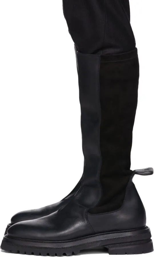 ADYAR SSENSE Exclusive Black Lancer High Boot