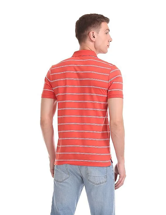 Aeropostale Regular Fit Striped Polo Shirt