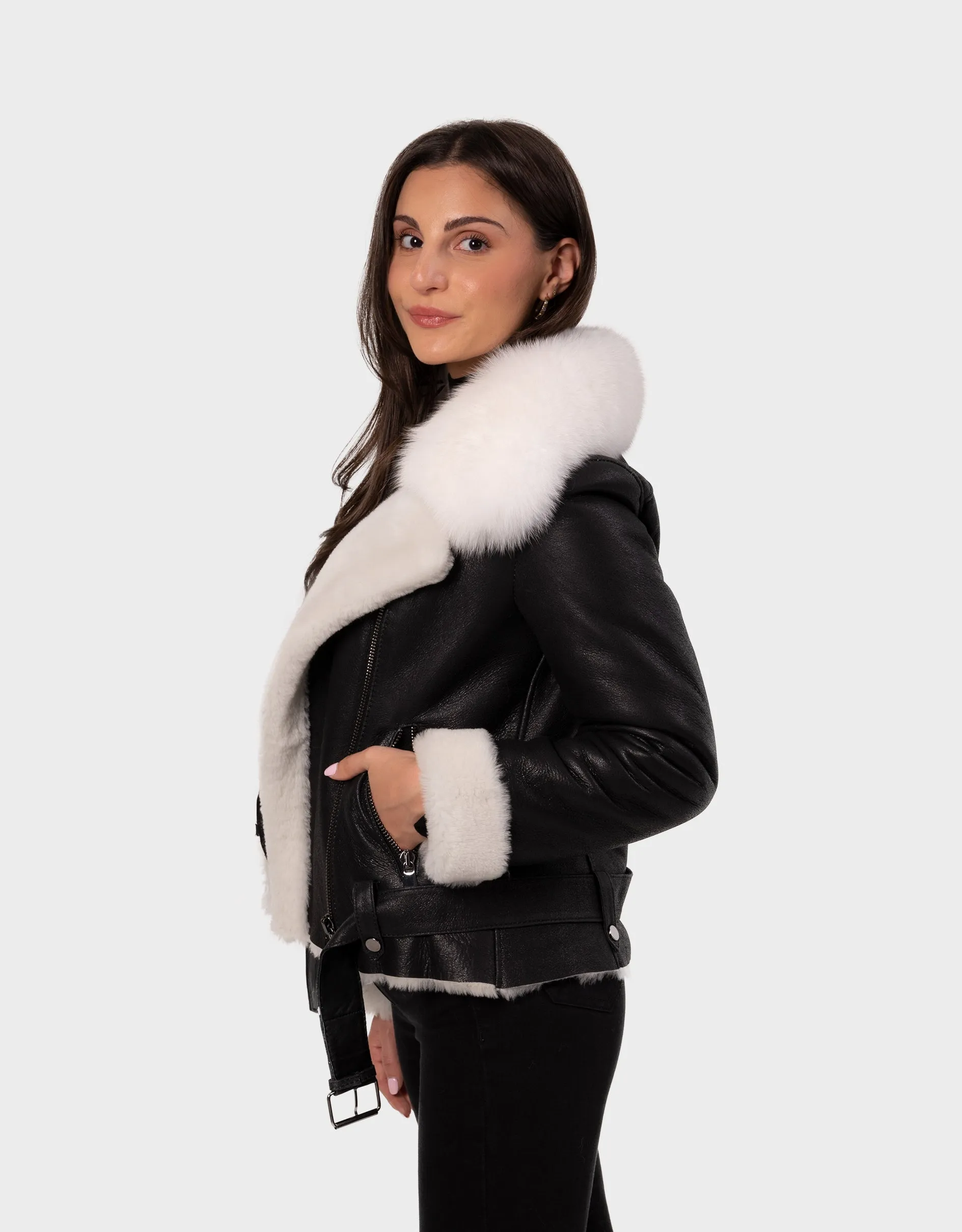 Aliciya Real Shearling Jacket