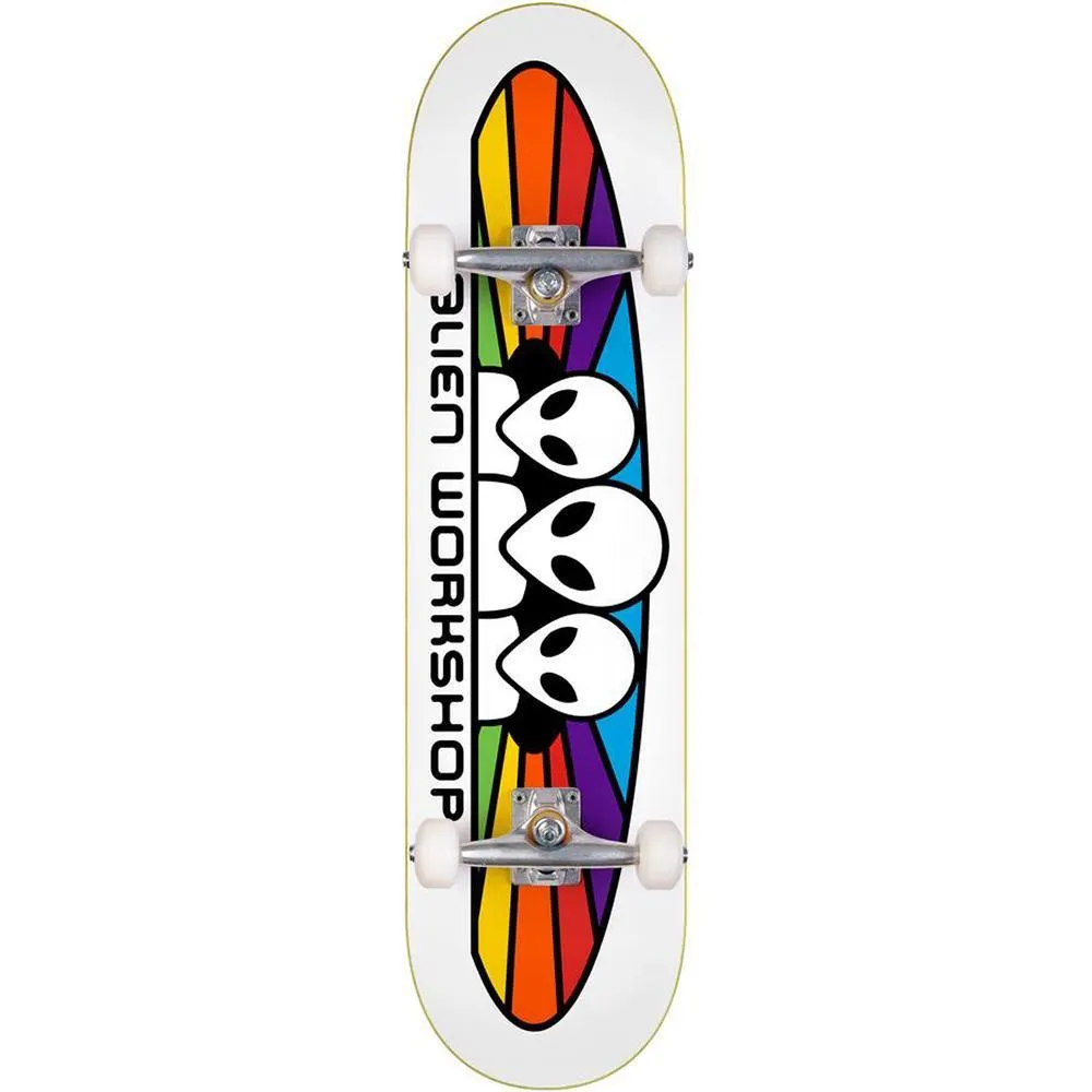 Alien Workshop Spectrum Factory Complete Skateboard White 8