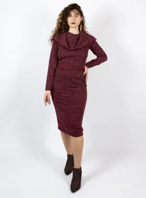 Alphamama Dress - Crimson