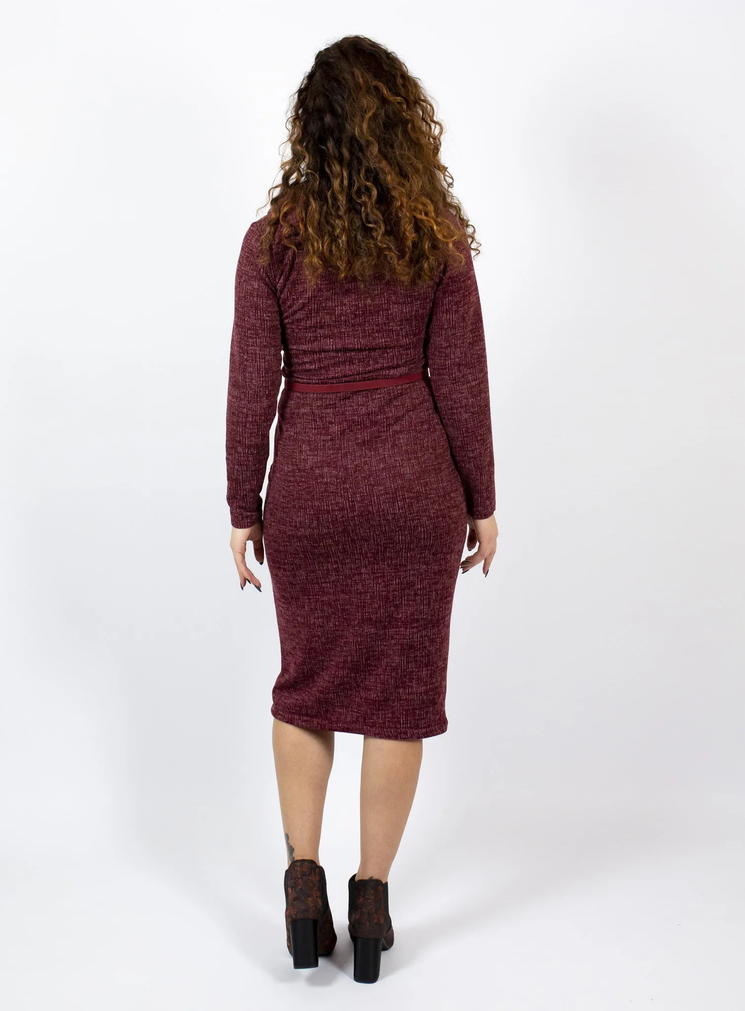 Alphamama Dress - Crimson