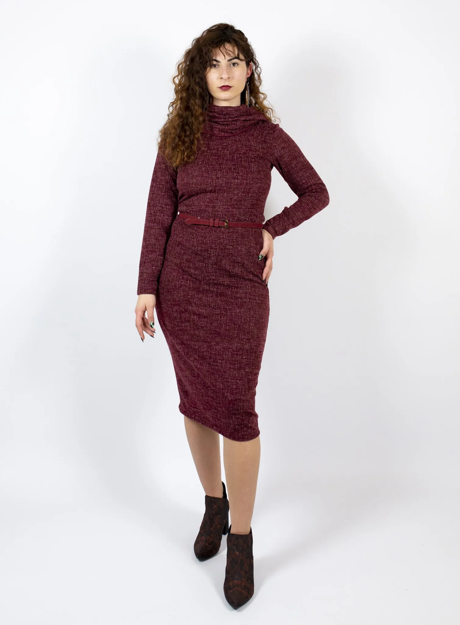 Alphamama Dress - Crimson