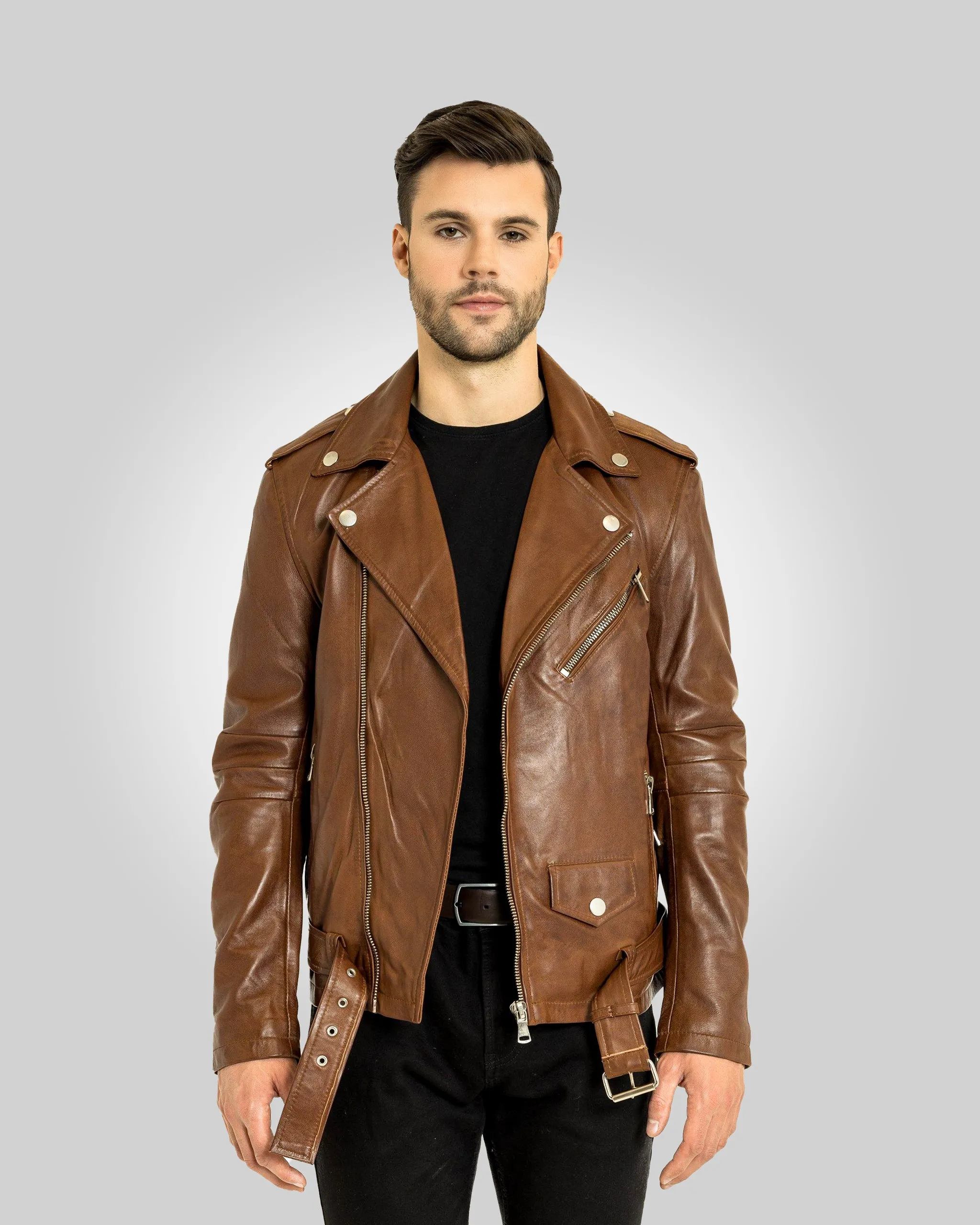 Amiri Biker Leather Jacket