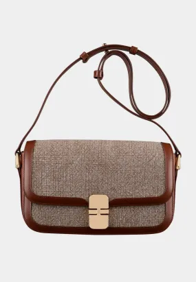 Apc Grace Baguette Bag Brown