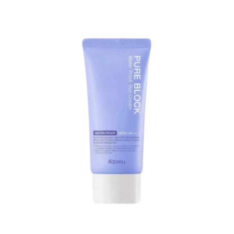A'pieu Pure Block Waterproof Sunscreen Cream SPF50+/PA+++ - 50ML