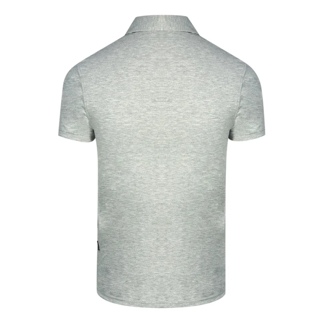 Aquascutum Signature Logo Grey Polo Shirt