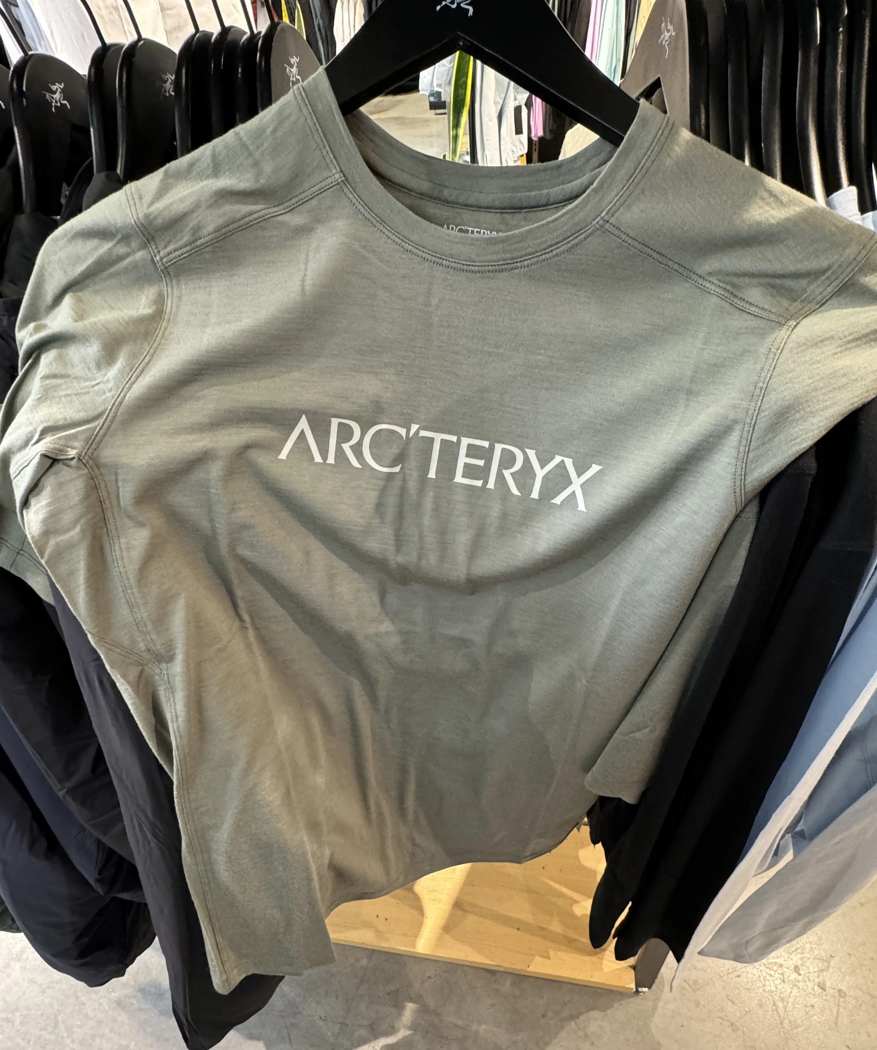 ARC'TERYX  |Wool Nylon Plain Short Sleeves Logo Outdoor T-Shirts