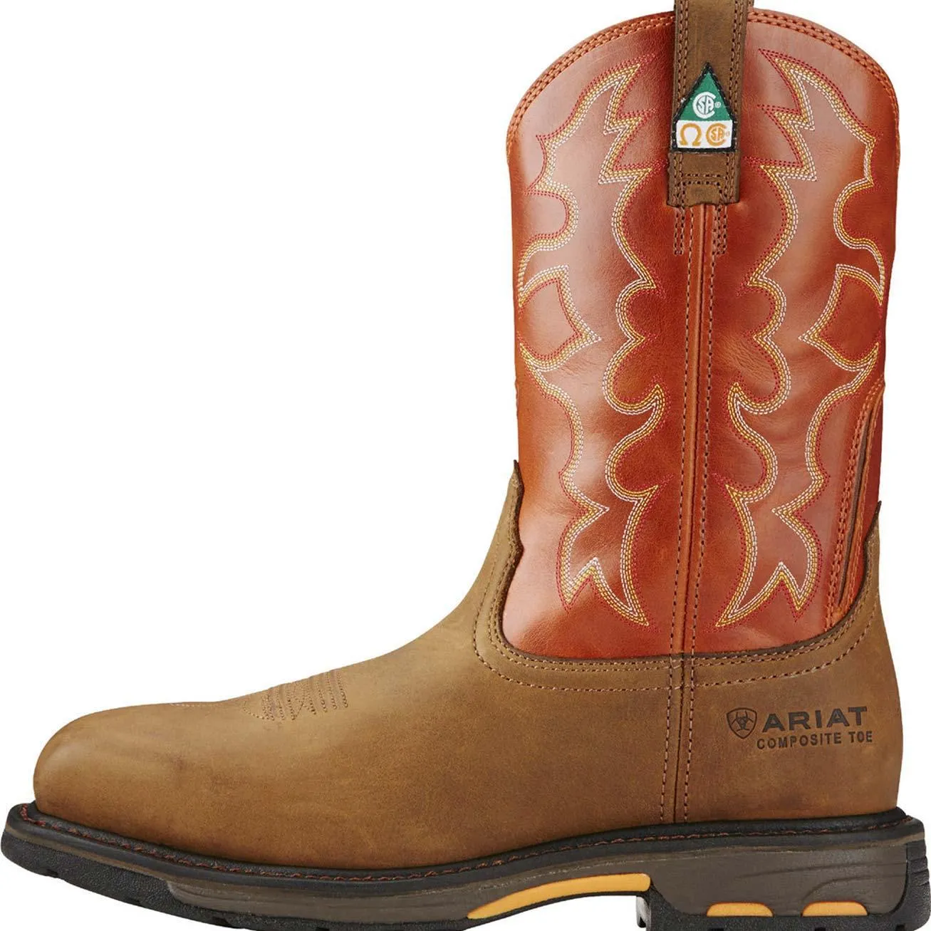 Ariat Workhog Composite Toe CSA-Approved Puncture-Resistant Western Work Boot