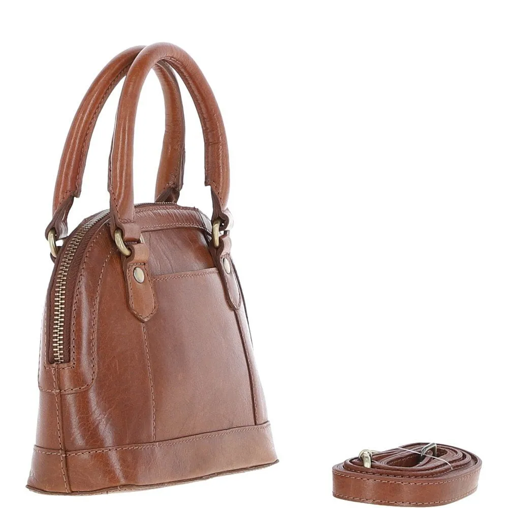 Ashwood Womens Small Leather Tote Bag Honey: T-82