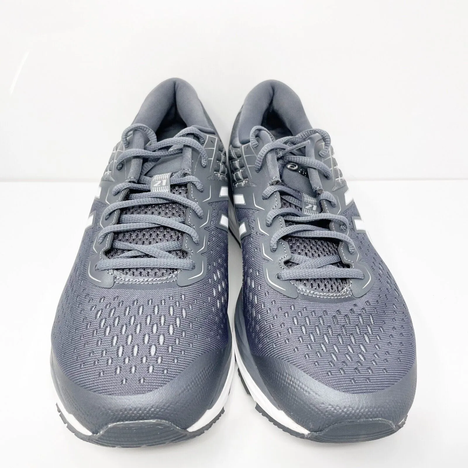 Asics Mens Gel Cumulus 21 1011A551 Gray Running Shoes Sneakers Size 9.5