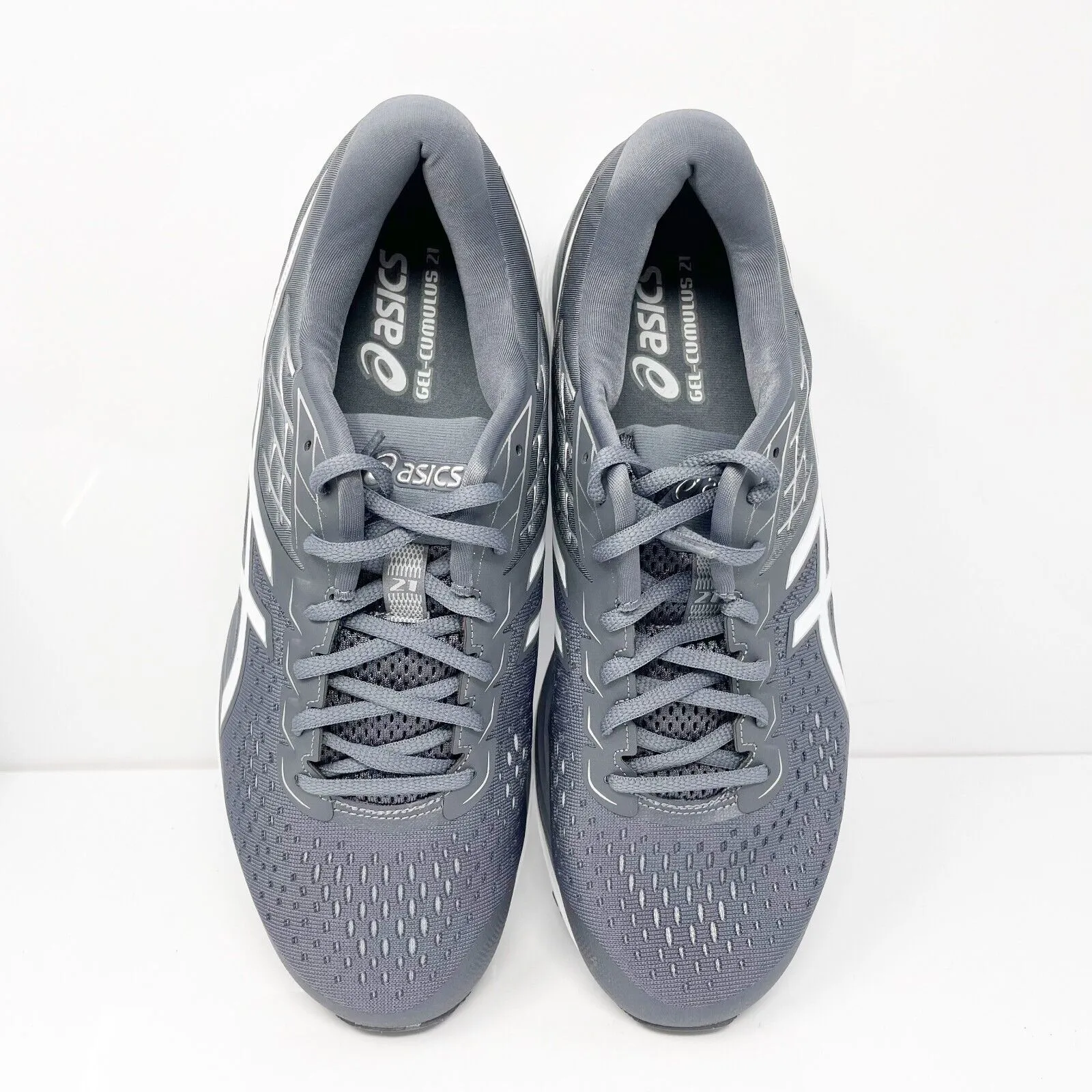 Asics Mens Gel Cumulus 21 1011A551 Gray Running Shoes Sneakers Size 9.5