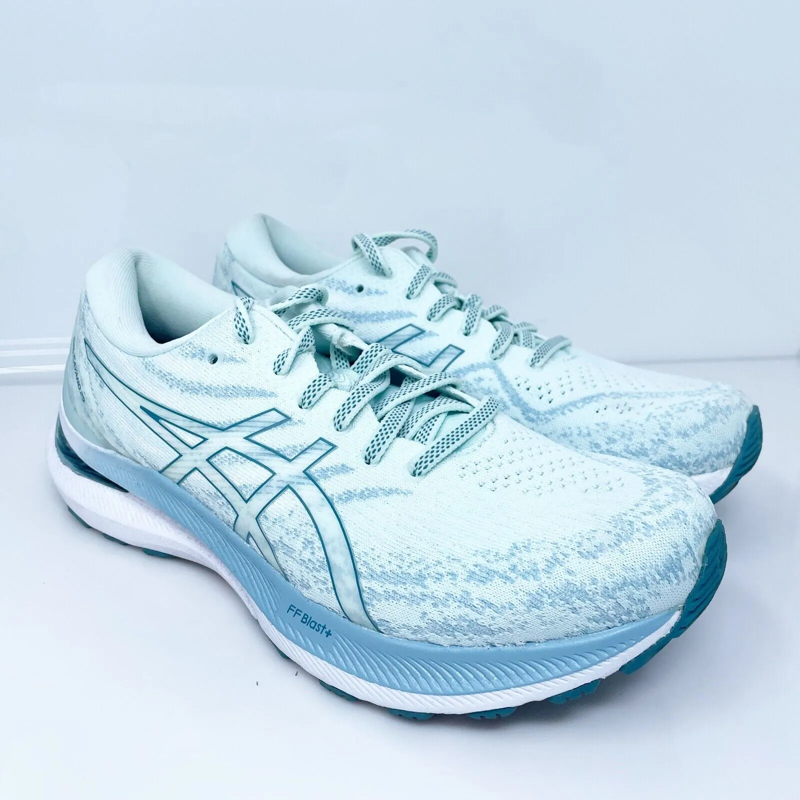 Asics Womens Gel Kayano 29 1012B272 Blue Running Shoes Sneakers Size 8