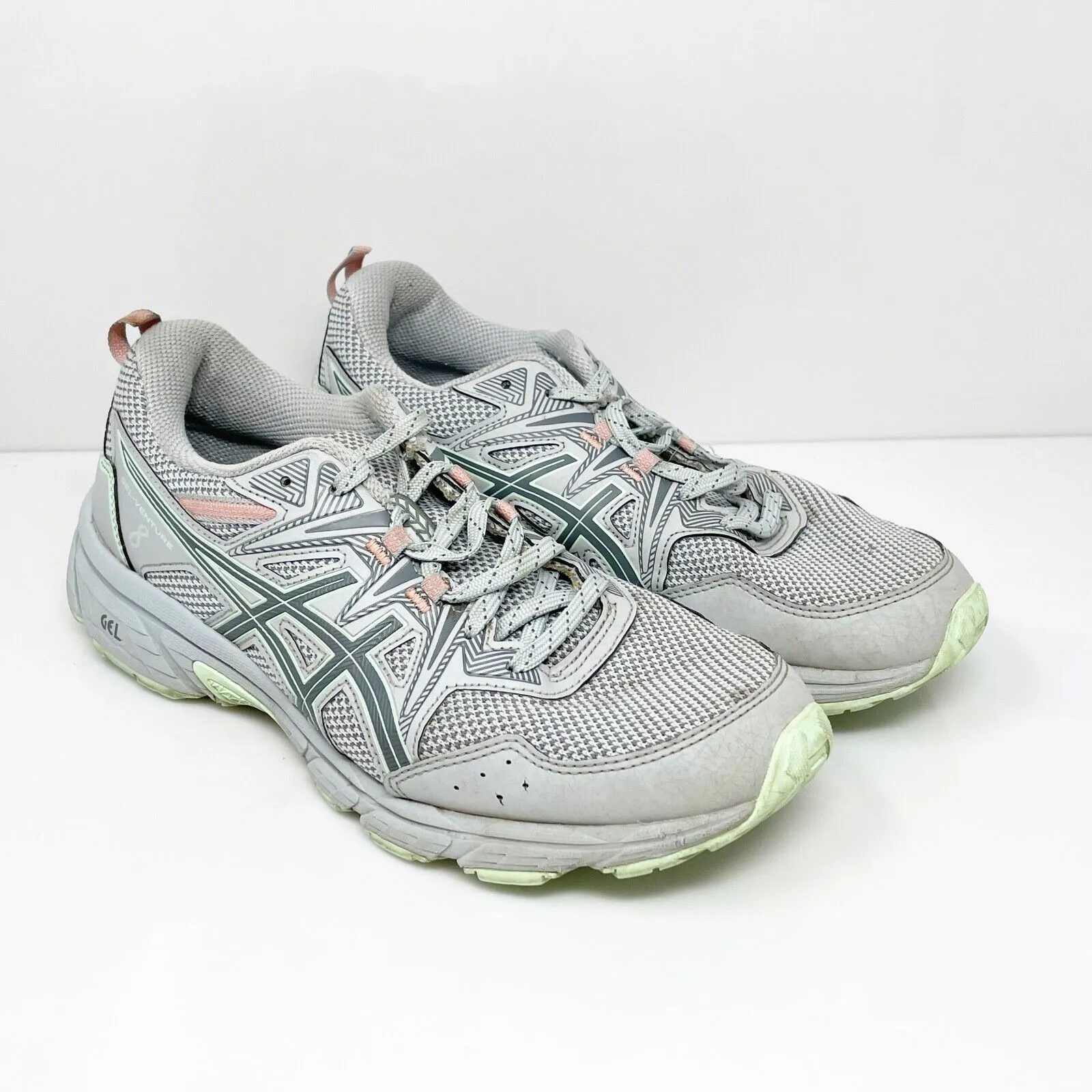 Asics Womens Gel Venture 8 1012B230 Gray Running Shoes Sneakers Size 9.5