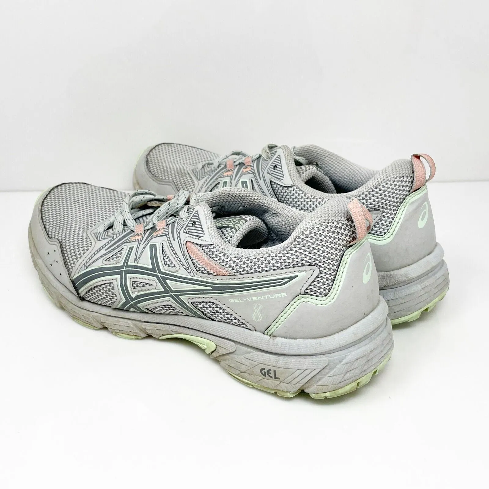 Asics Womens Gel Venture 8 1012B230 Gray Running Shoes Sneakers Size 9.5