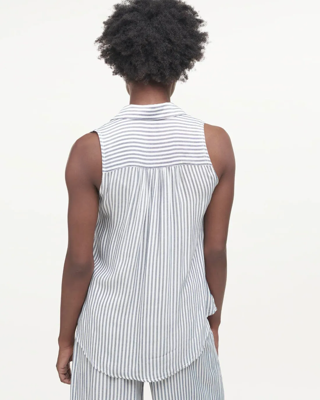 Avenue Button-Up Tank