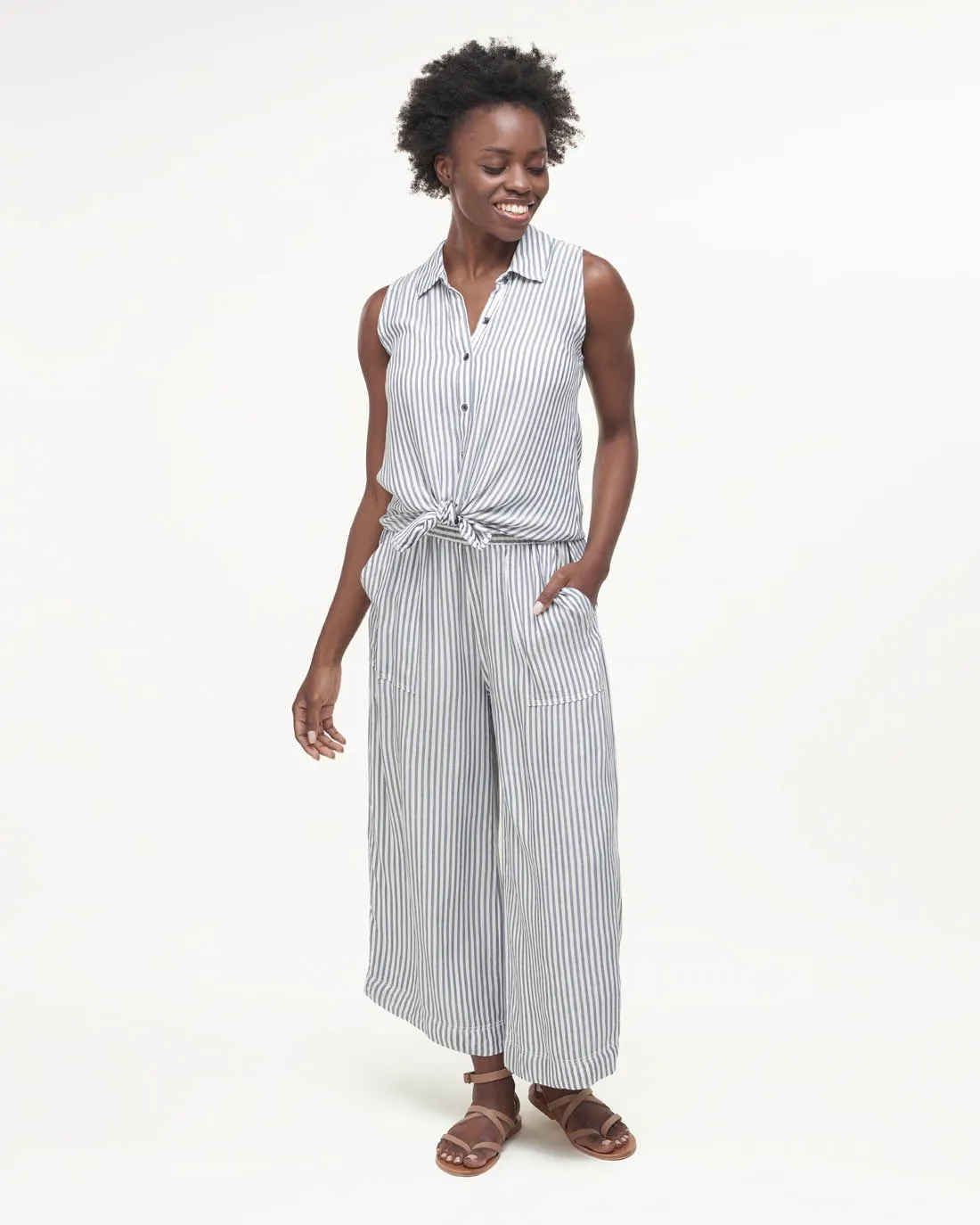 Avenue Button-Up Tank