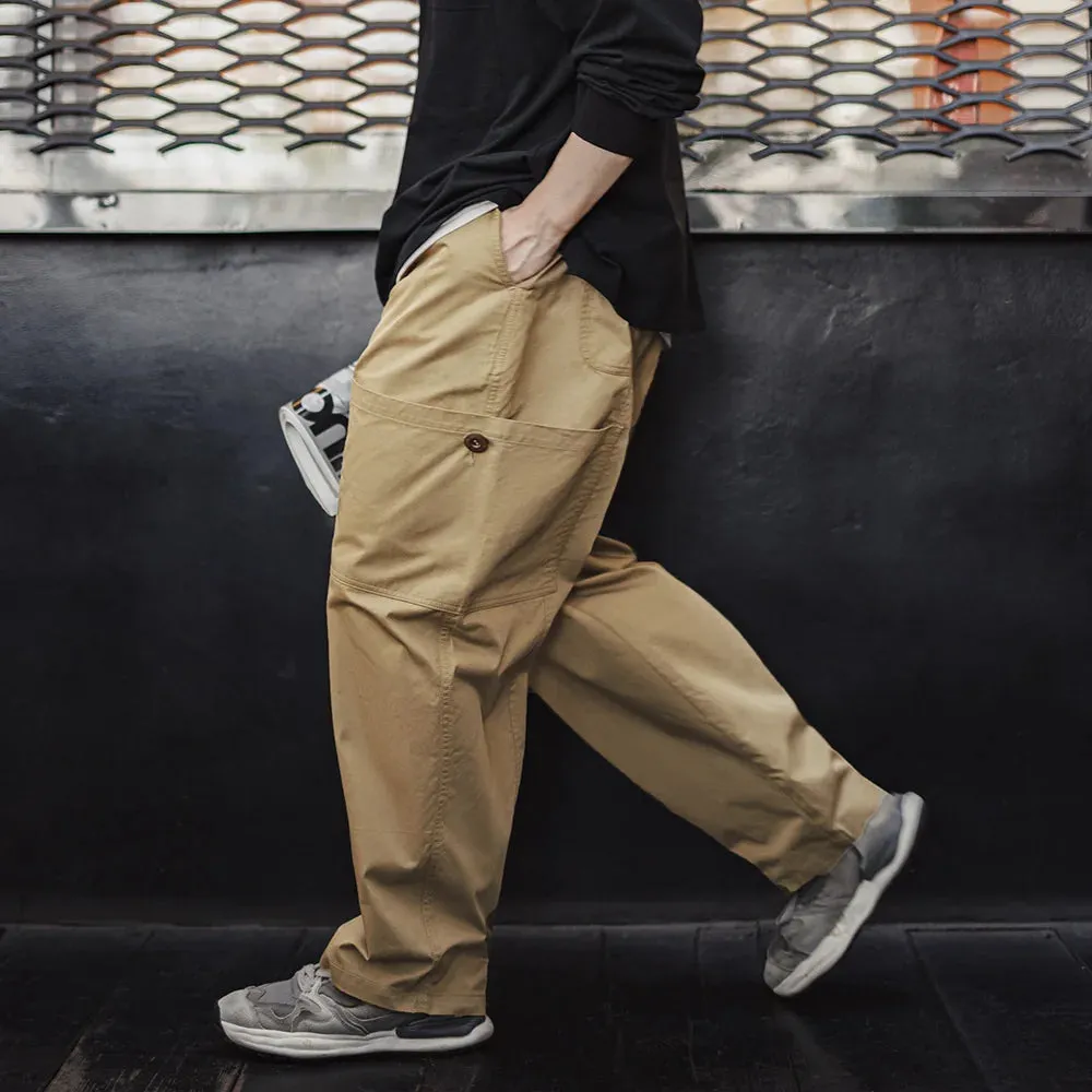 Balloon Fit Simple Cargo Pants