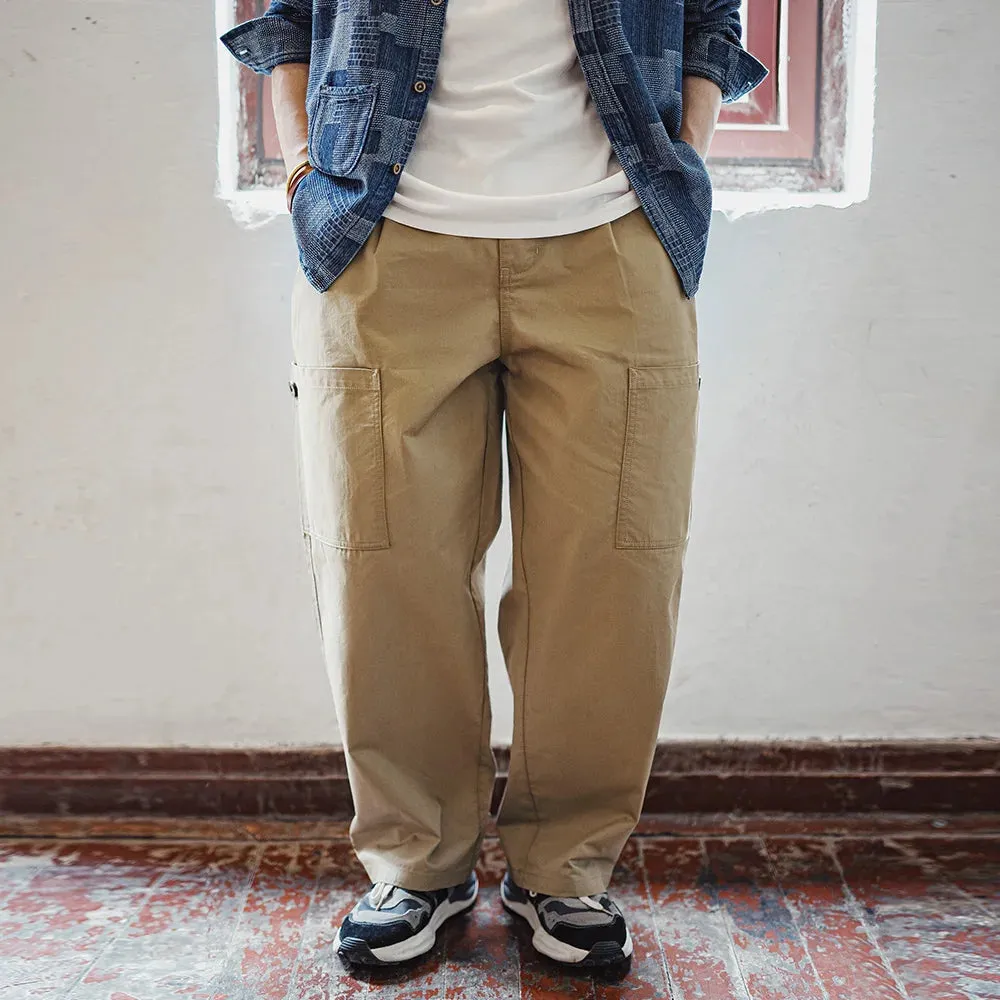 Balloon Fit Simple Cargo Pants