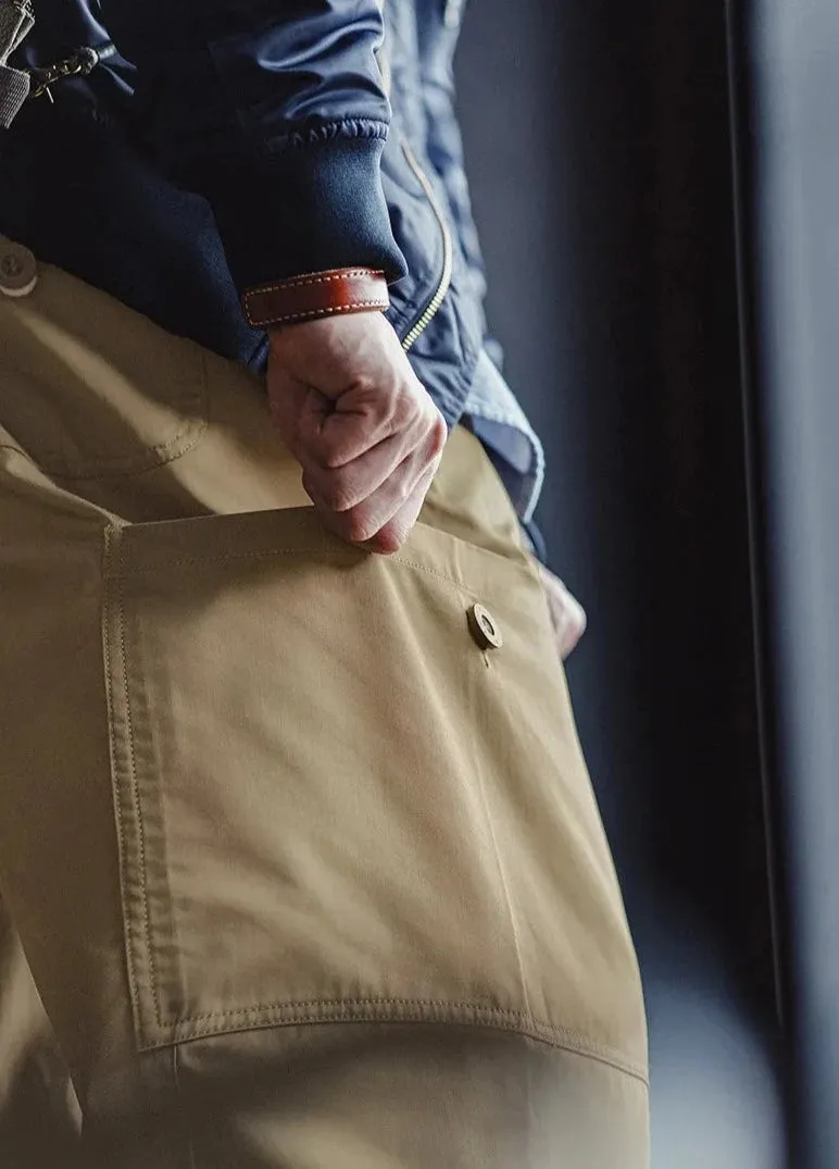 Balloon Fit Simple Cargo Pants