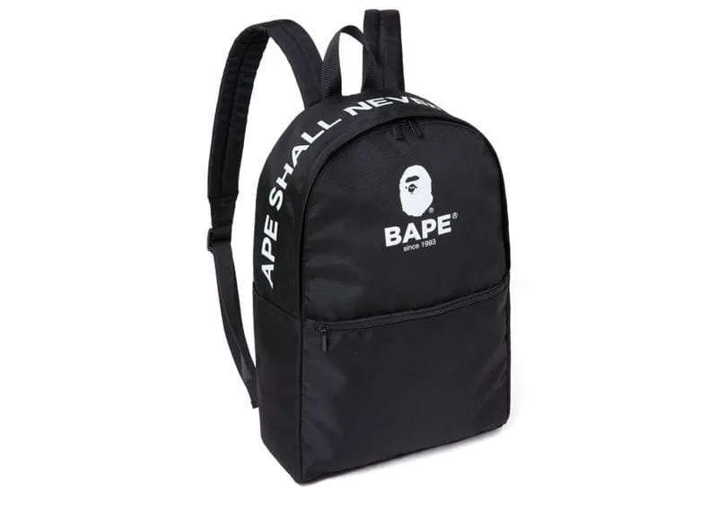 BAPE Backpack Black (e-MOOK 2019 Autumn Winter Collection Book Blue)