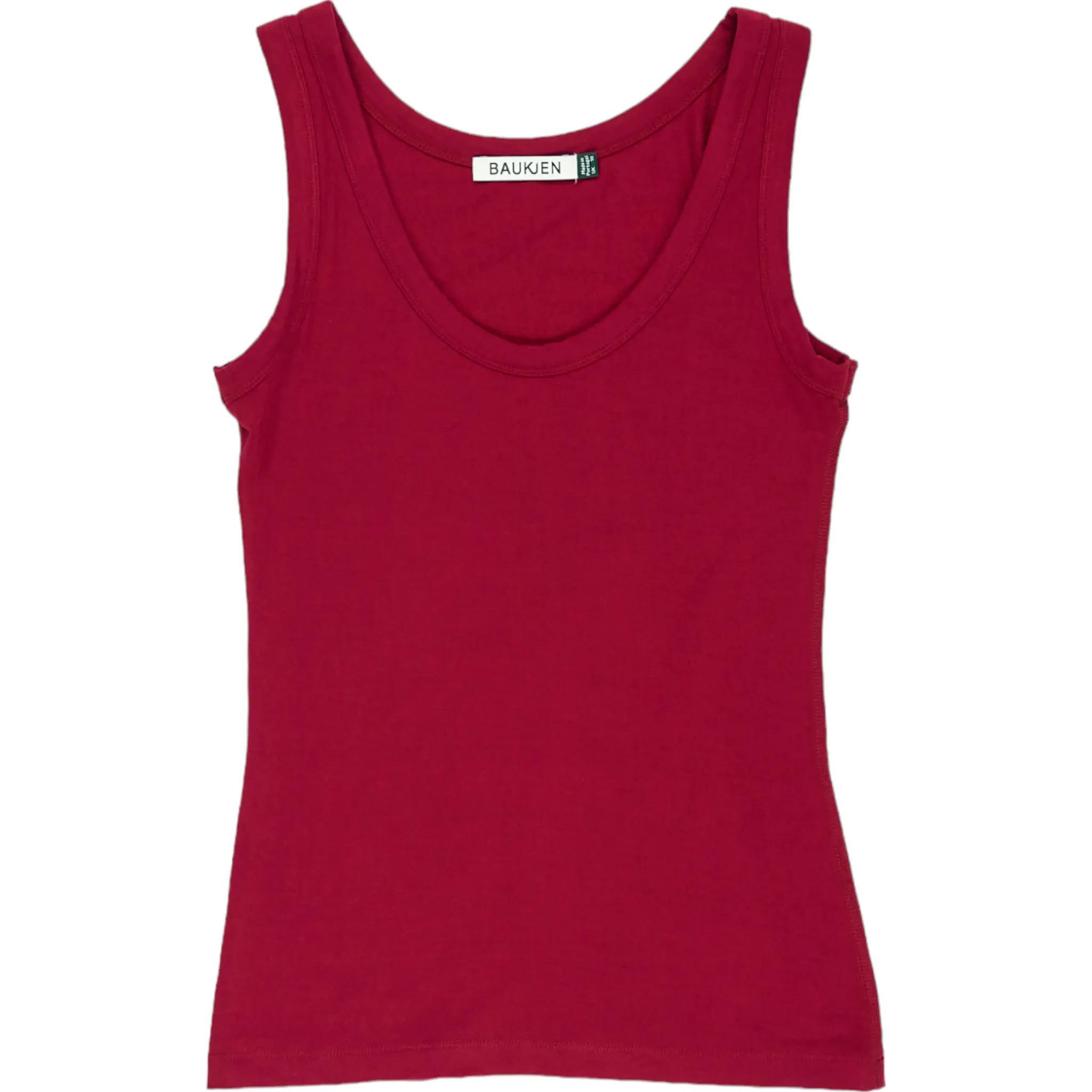 Baukjen Red Jersey Sleeveless Vest